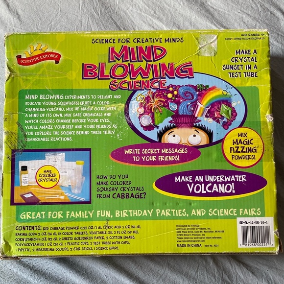 Mind Blowing Science Kit - Colorful Science Experiments for Kids - Picture 2 of 4